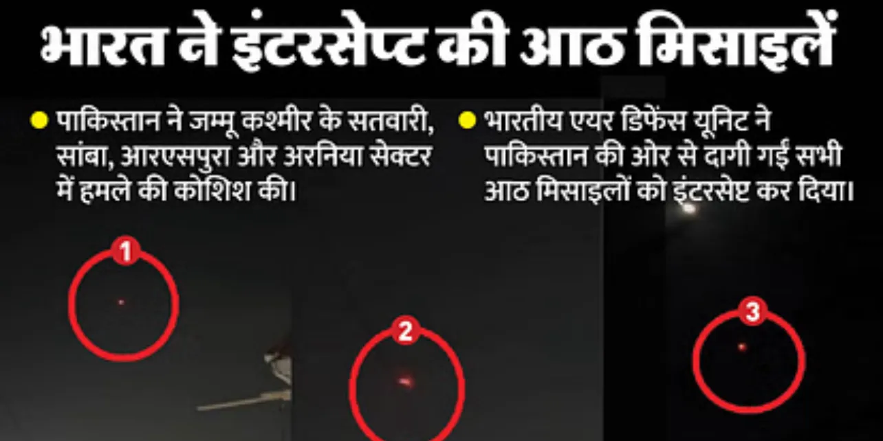 पाकिस्तान ने की ड्रोन हमले की कोशिश, भारत ने दिया करारा जवाब, जगह-जगह ब्लैक आउट