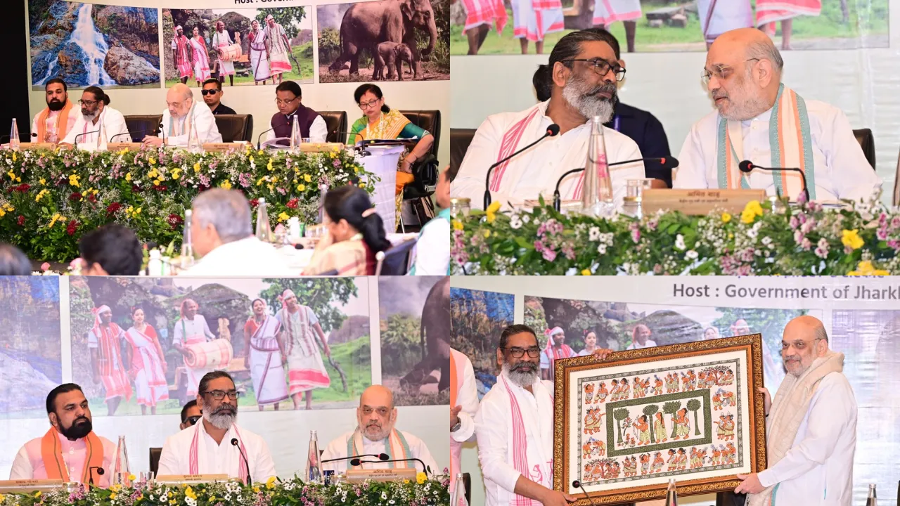 पूर्वी क्षेत्रीय परिषद की बैठक के लिए,  झारखंड पहुंचे गृहमंत्री अमित शाह